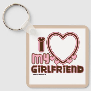 Je T'aime Mon Amie Porte-Clés Personnalisé