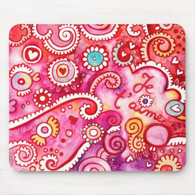 Je T'Aime Mousepad (Front)