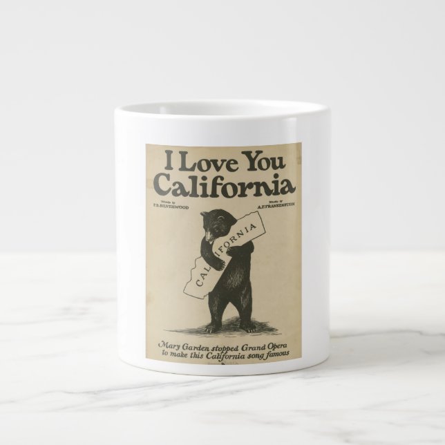 Je t'aime Mug de Californie (Devant)