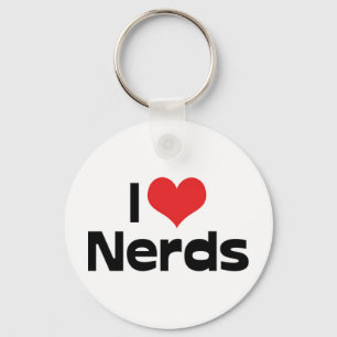 Je t'aime Nerds Porte-clés