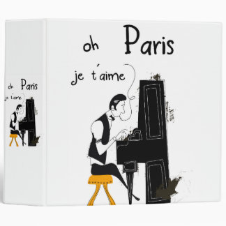 je t'aime Paris Binder