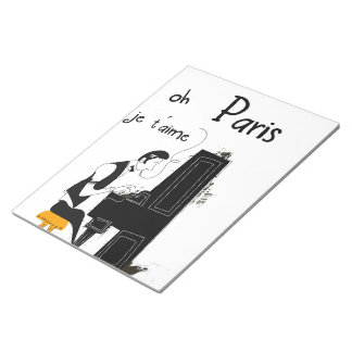 je t'aime Paris Notepad
