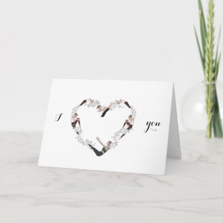 Je t'aime Pilates carte de la Saint Valentin