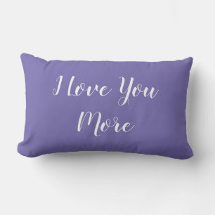 Je T'Aime Plus Coussin Violet