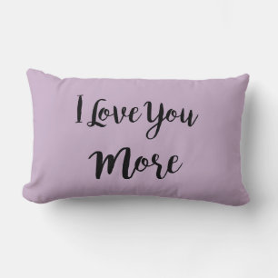 Je T'Aime Plus Coussin Violet
