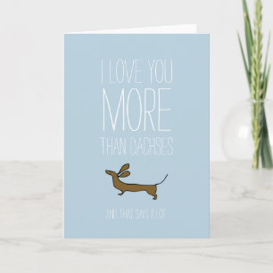 Je t'aime plus que la carte Valentines