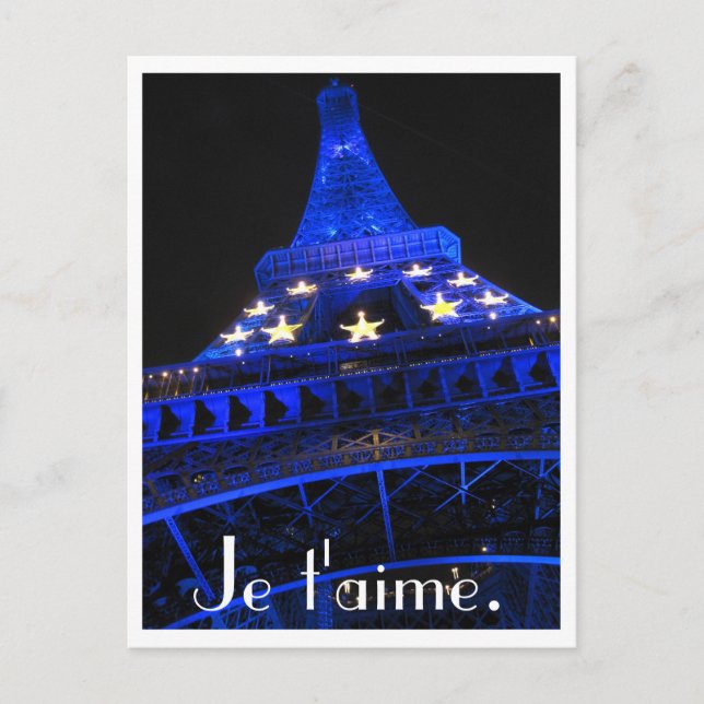 Je t'aime. postcard (Front)