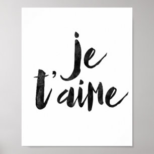 Je T'aime Poster