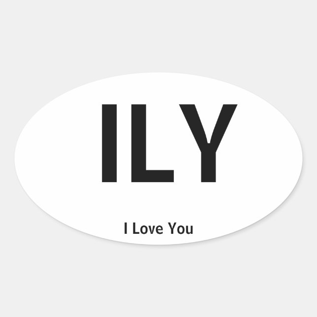 Je T'Aime Sticker (Devant)