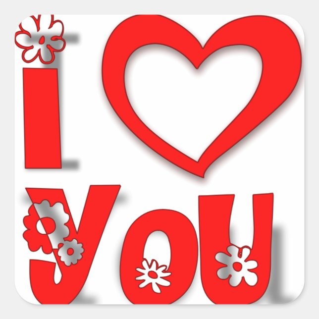 Je T'Aime Sticker (Devant)