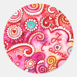 Je T'Aime Sticker