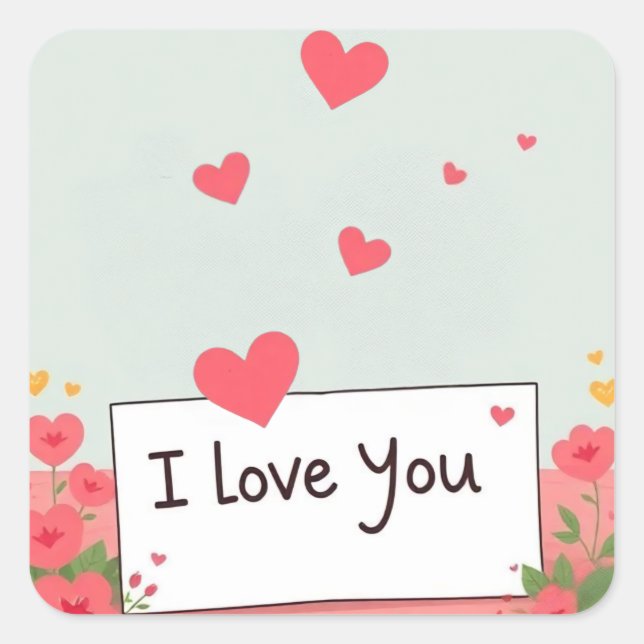 Je T'Aime Stickers (Devant)