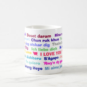 Je t'aime tasse