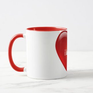 je t'aime tasse de coeur