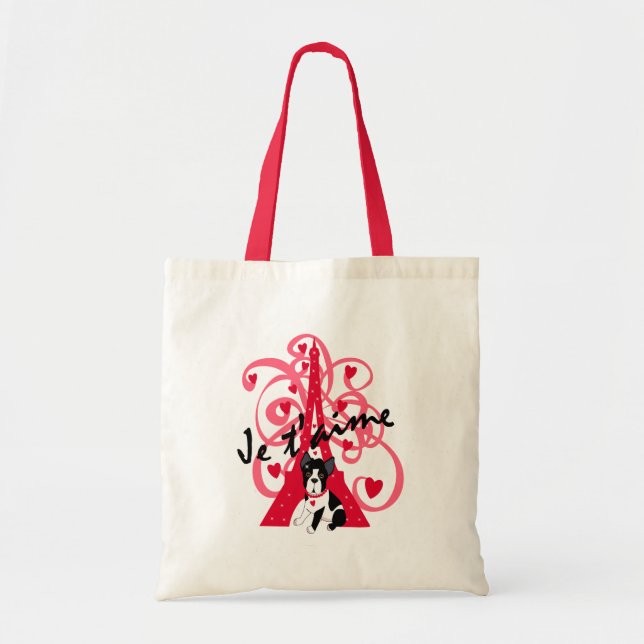 Je t'aime tote bag (Front)