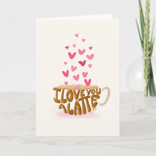 Je t'aime une dernière carte de la Saint-Valentin (Devant)