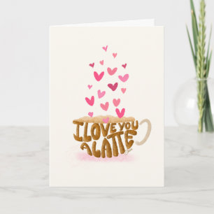 Je t'aime une dernière carte de la Saint-Valentin