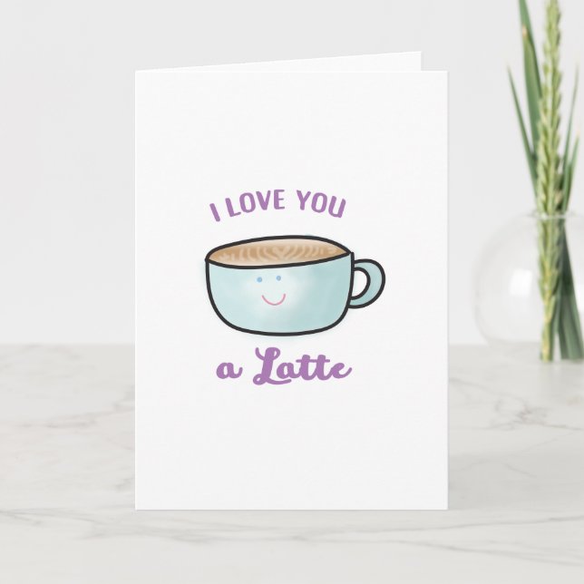 Je t'aime une dernière carte de voeux (Devant)