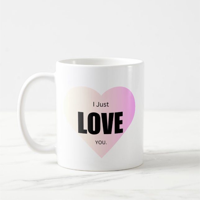 Je t'aime vraiment les tasses (Gauche)