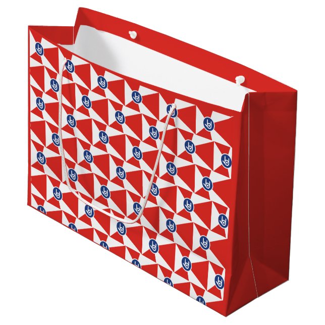 Je T'Aime Wichita, Drapeau Sac Cadeau (Devant Angle)