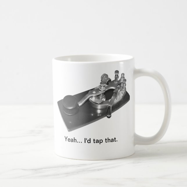 "Je taperais que" tasse de café (Droite)