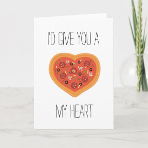 Je te donnerais une pizza ma carte cardiaque