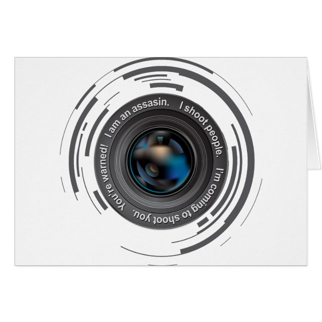 Je tire sur les gens (Devant horizontal)