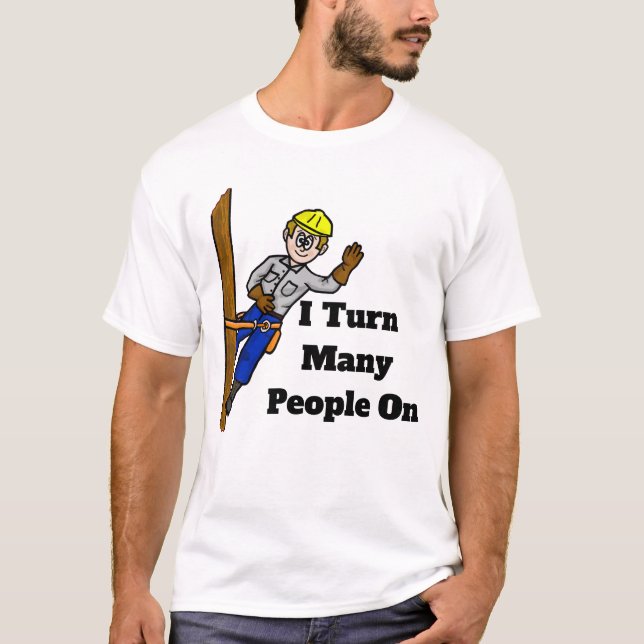 Je Tourne Beaucoup De Gens Sur Un T-Shirt En Linéa (Devant)