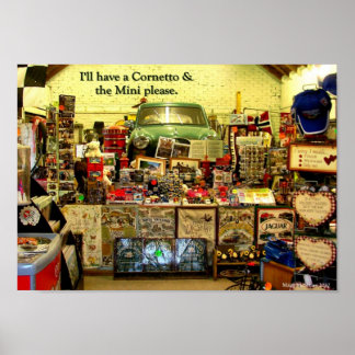 Je vais avoir un Cornetto et le Mini Poster s'il v