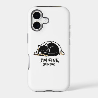 JE VAIS BIEN (QUAND MÊME)” Chat Noir Graffiti Cozy