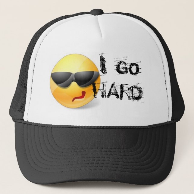 JE VAIS casquette plat de facture de CLUB DUR de (Devant)