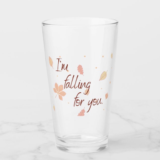 Je vais tomber pour toi en buvant du verre (Devant)