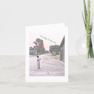 "Je vais vous manquer" Carte pour notes