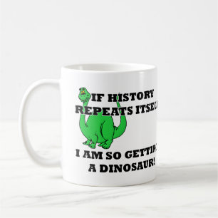 Je vais vraiment avoir un mug drôle de dinosaure