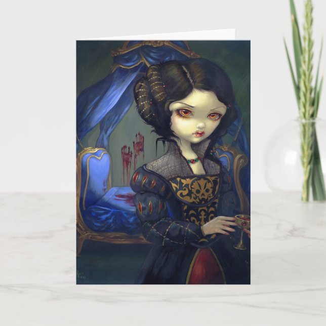 "Je Vampiri :  Carte de voeux de Bellissimo Letto" (Devant)
