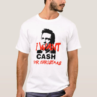 Je veux de l'argent pour Noël | T-shirt Johnny Cas