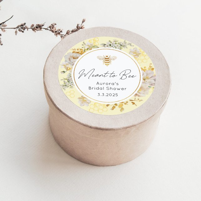 Je veux dire un autocollant d'abeille. Douche pour (Créateur téléchargé)
