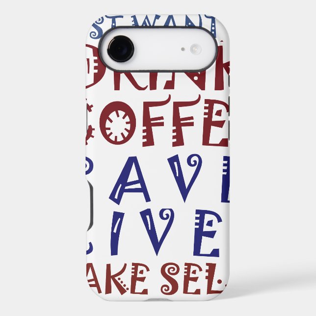 Je veux juste boire du café Sauver des vies (Verso)