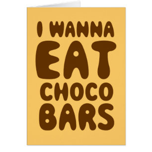 Je Veux Manger Carte Bars Choco
