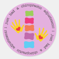 Je viens d'avoir un Stickers d'ajustement chiropra