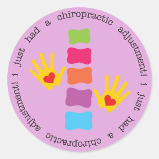 Je viens d'avoir un Stickers d'ajustement chiropra