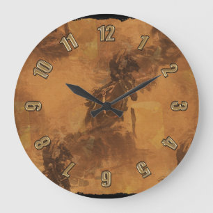 Je Vis À Barrel Race - Rodeo Event Grandes Horloge