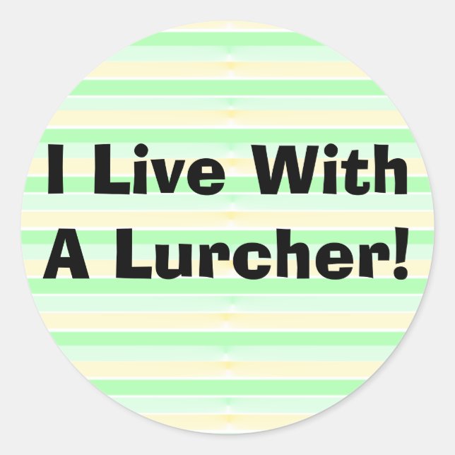 Je Vis Avec Un Sticker Lurcher (Devant)