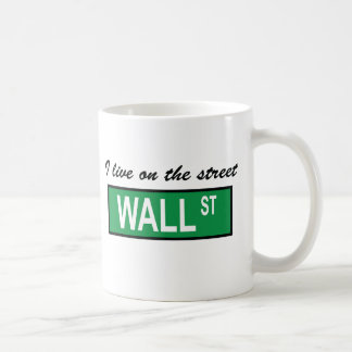 "Je vis tasse sur de rue Wall Street"