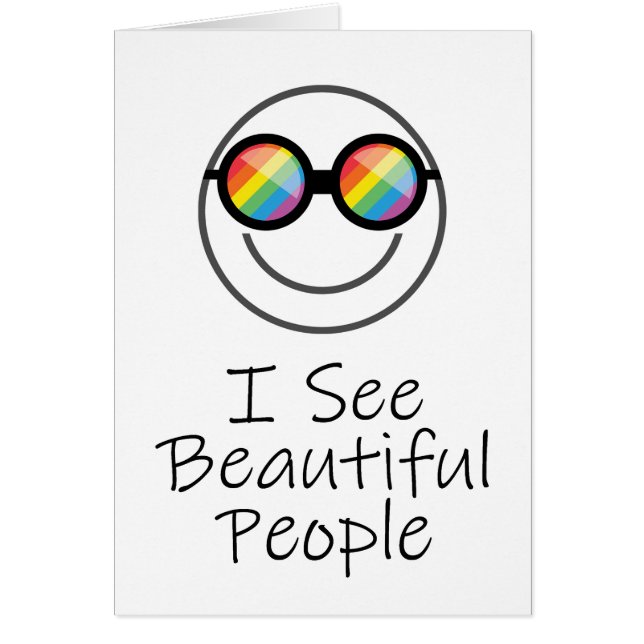Je Vois De Belles Personnes Rainbow Lenses Pride M (Devant)
