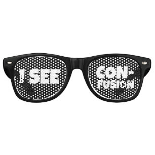 JE VOIS LA CONFUSION FUNNY LUNETTES DE SOLEIL OMBR