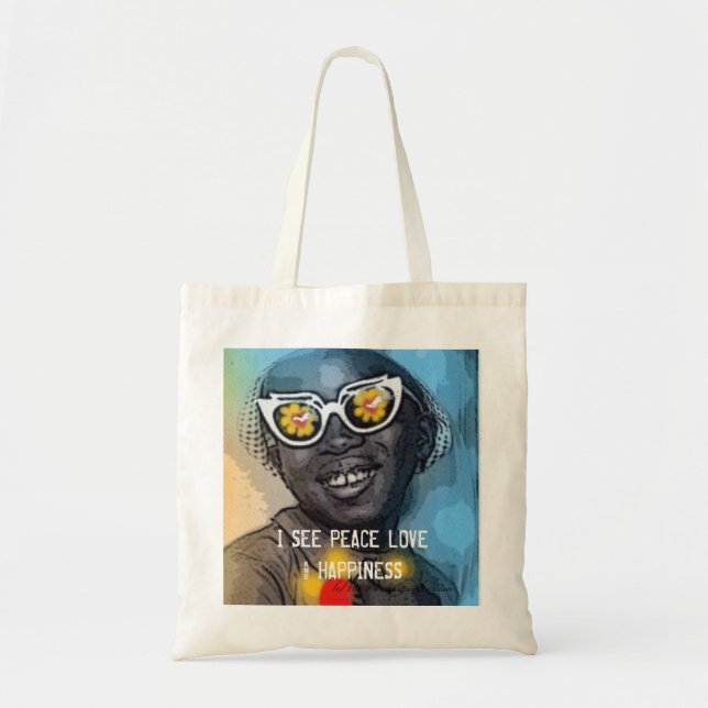 JE VOIS LE SAC FOURRE-TOUT À AMOUR ET À BONHEUR DE (Devant)