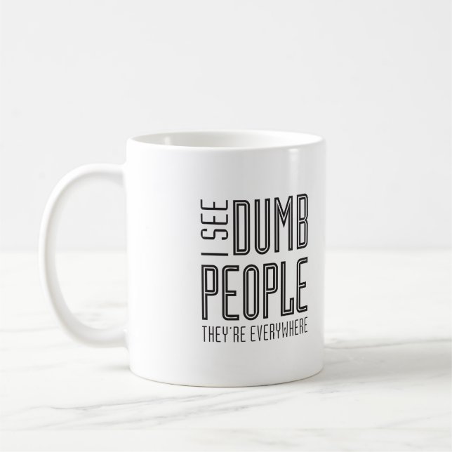 Je vois les personnes muettes - tasse (Gauche)