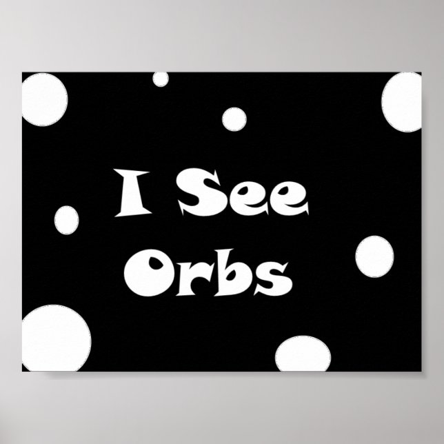 Je vois un poster Orbs (Devant)
