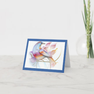 Je volerai vers Away(3) Carte de note pliée